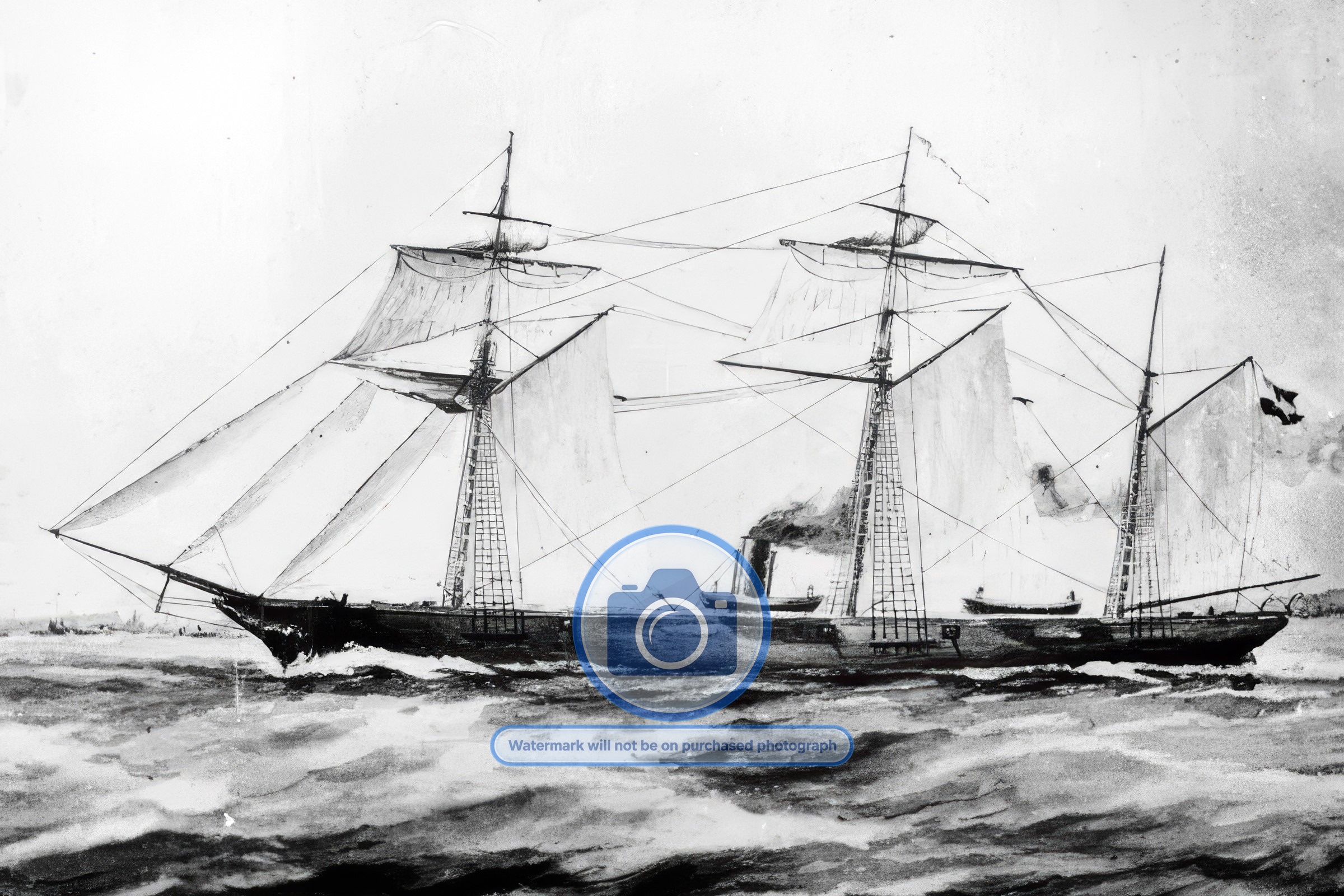 CSS ALABAMA SCREW-SLOOP-OF-WAR NAVAL CIVIL WAR SHIP 4X6 PHOTO POSTCARD