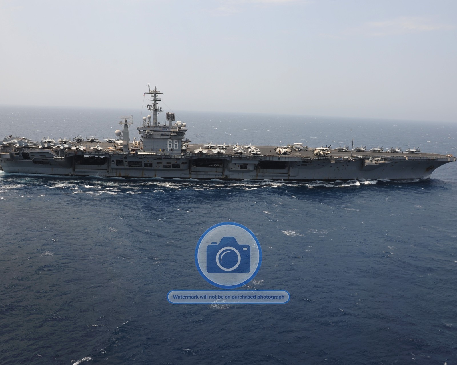 USS NIMITZ CVN-68 AIRCRAFT CARRIER RED SEA US NAVY 2013 8X10 PHOTO